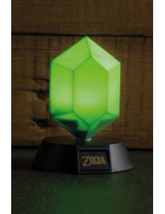 Lámpara 3D Green Rupee - Legend of Zelda