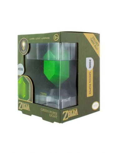 Lámpara 3D Green Rupee - Legend of Zelda