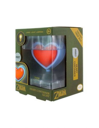 Lámpara 3D contenedor de Vida - The Legend of Zelda