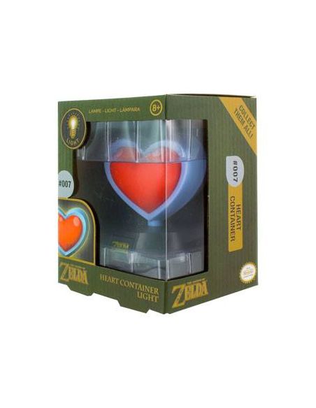 Lámpara 3D contenedor de Vida - The Legend of Zelda