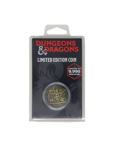 Moneda Dungeons & Dragons - Edición Limitada - D&D