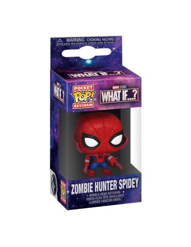 Llavero Pocket POP! Marvel What If...? Zombie Hunter Spidey - Marvel