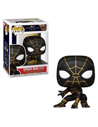 repetir secuestrar mini FUNKO POP! Spider-Man (Black & Gold Suit) 911 - No way Home - Marvel