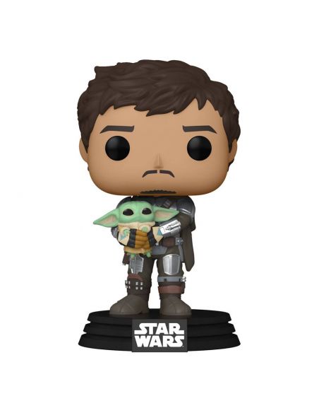 FUNKO POP! The Mandalorian y Grogu (Baby Yoda) 461 - The Mandalorian