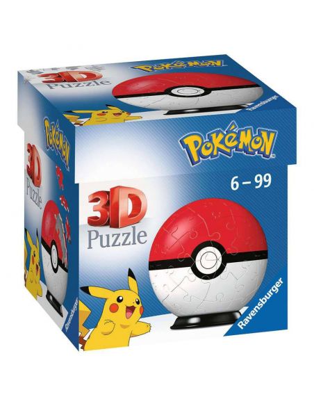 Puzzle 3D Pokéball 54 piezas - Pokémon