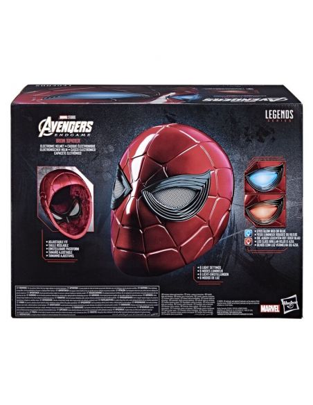 Casco Spider-Man Iron Spider réplica 1:1 Electrónica - Marvel Legends - Marvel
