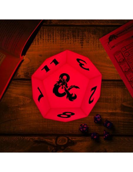 Lámpara dado D12 - Dungeons & Dragons