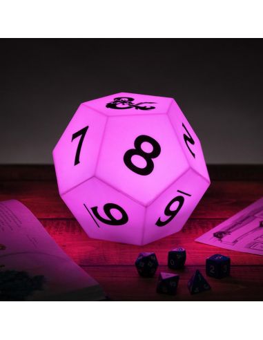 Lámpara dado D12 - Dungeons & Dragons