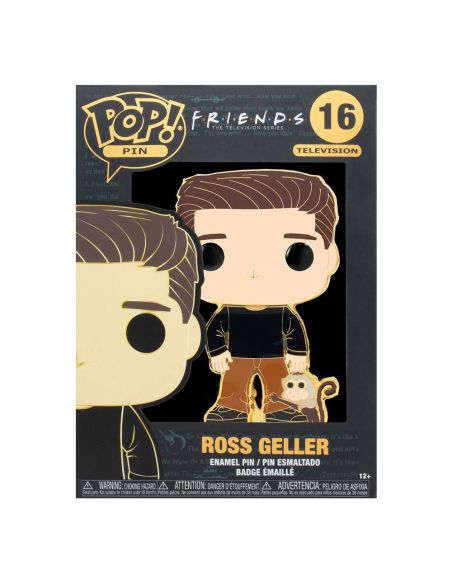 Chapa / Pin Funko Friends 10 cm Ross Monkey