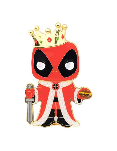 Chapa / Pin Funko Marvel 10 cm King Deadpool