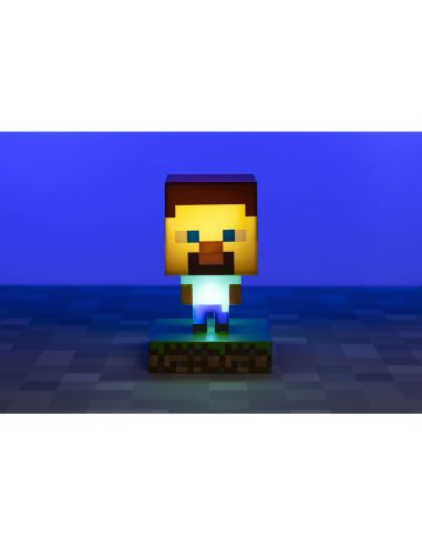 Mini Lámpara Steve - Minecraft