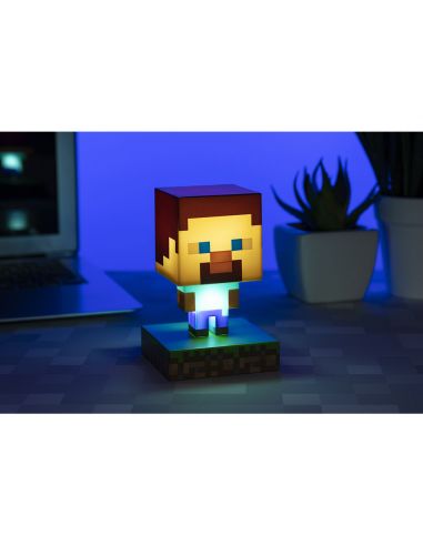Mini Lámpara Steve - Minecraft