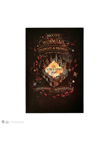 Libreta Harry Potter Mapa del Merodeador CineReplicas