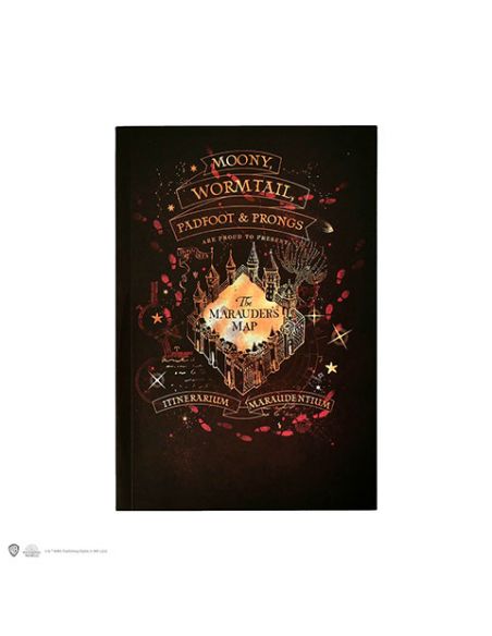 Libreta Harry Potter Mapa del Merodeador CineReplicas