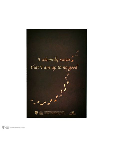 Libreta Harry Potter Mapa del Merodeador CineReplicas