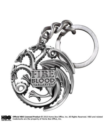 Llavero Targaryen Metálico Mate - Juego de Tronos