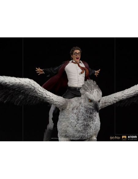 Figura Harry Potter con Buckbeak Escala 1:10 - Harry Potter - Estatua Deluxe Art