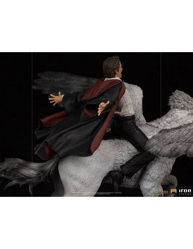 Figura Harry Potter con Buckbeak Escala 1:10 - Harry Potter - Estatua Deluxe Art