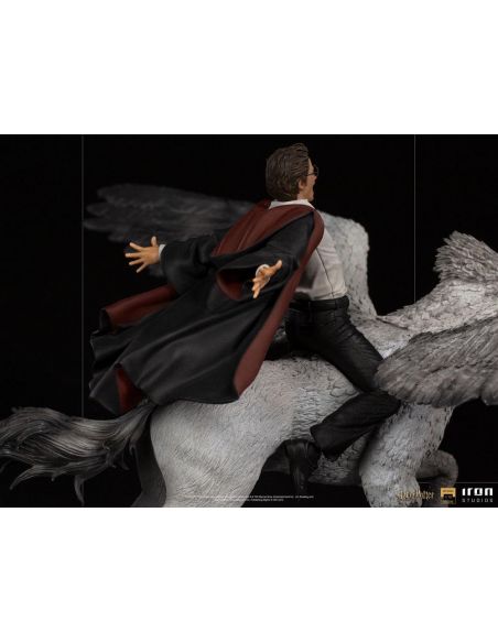 Figura Harry Potter con Buckbeak Escala 1:10 - Harry Potter - Estatua Deluxe Art