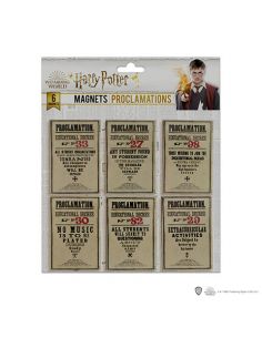 Pack Imanes Harry Potter Proclamaciones Hogwarts CineReplicas