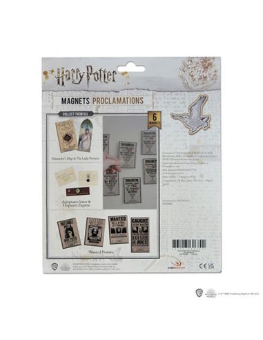 Pack Imanes Harry Potter Proclamaciones Hogwarts CineReplicas