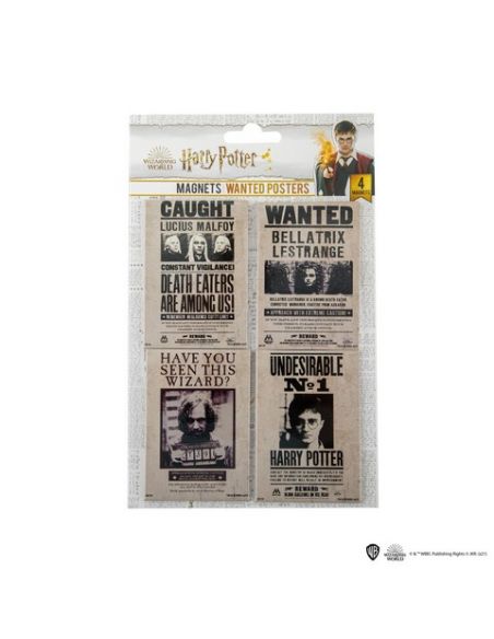 Pack Imanes Harry Potter Los más Buscados CineReplicas