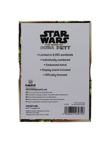 Lingote Boba Fett - Edición Limitada - Star Wars