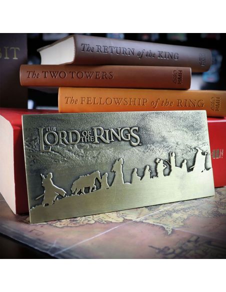 Placa Metálica El Señor de los Anillos Compañía - Edición Limitada - The Lord Of The Rings