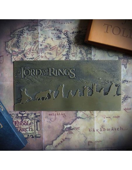 Placa Metálica El Señor de los Anillos Compañía - Edición Limitada - The Lord Of The Rings