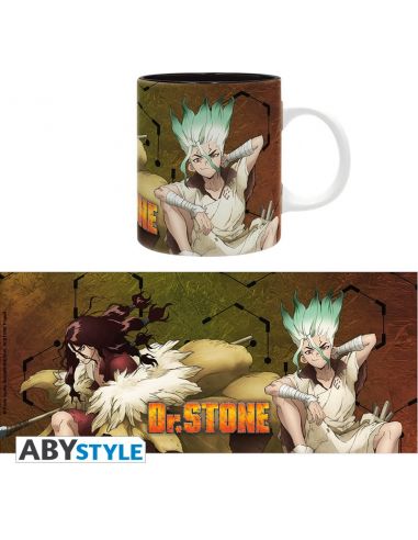 Taza Dr. Stone 320 ml Tsukasa & Senku