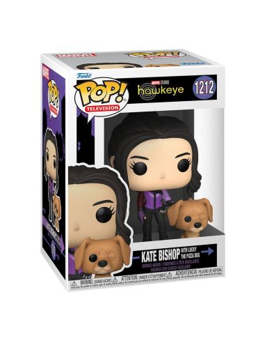 FUNKO POP! Bishop with Lucky the Pizza Dog 1212 - Marvel - Hawkeye