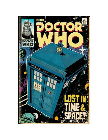 Póster Doctor Who Tardis Comic