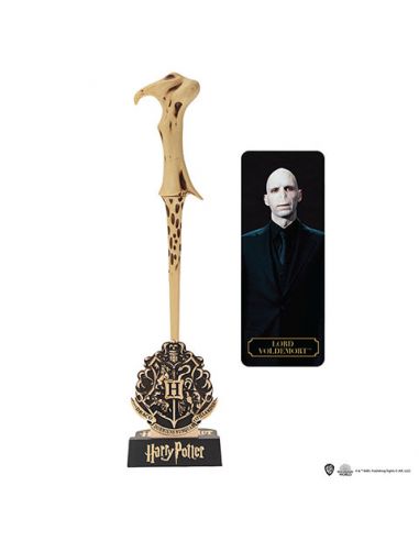 Varita Voldemort Bolígrafo con Soporte - Harry Potter