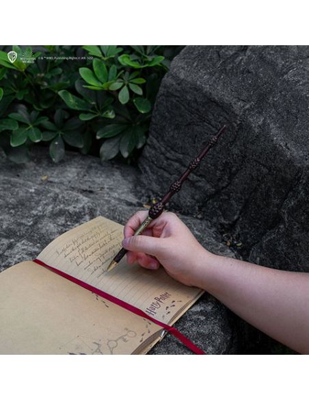 Varita de Sauco Bolígrafo con Soporte Albus Dumbledore - Harry Potter
