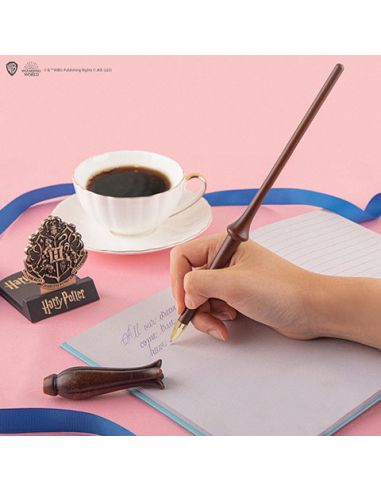 Varita Luna Lovegood Bolígrafo con Soporte - Harry Potter