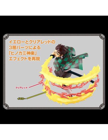 Figura Tanjiro Kamado (HINOKAMI KAGURA) Model Kit Demon Slayer - Kimetsu no Yaiba - Demon Slayer