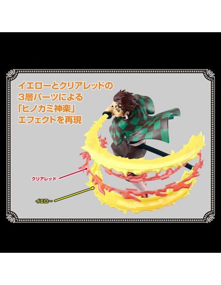 Figura Tanjiro Kamado (HINOKAMI KAGURA) Model Kit Demon Slayer - Kimetsu no Yaiba - Demon Slayer