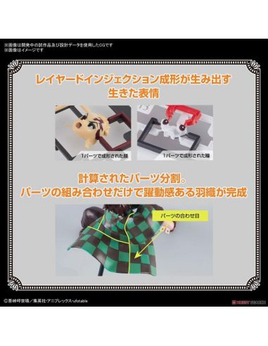 Figura Tanjiro Kamado (HINOKAMI KAGURA) Model Kit Demon Slayer - Kimetsu no Yaiba - Demon Slayer