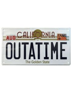 Matricula DeLorean - Regreso al Futuro - FaNaTtik