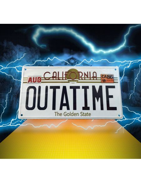 Matricula DeLorean - Regreso al Futuro - FaNaTtik