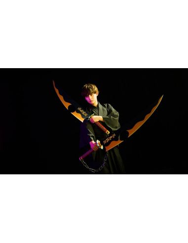 Réplica Proplica 1/1 Espadas Nichirin (Tengen Uzui) 110 cm - Demon Slayer