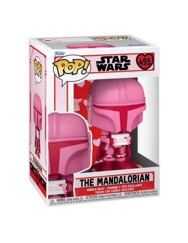 FUNKO POP! Valentines The Mandalorian 495 - Star Wars - The Mandalorian