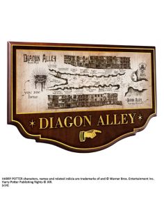 Señal Mapa del Callejón Diagon - Harry Potter