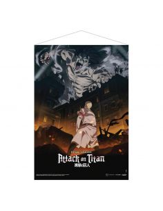 Póster tela Attack on Titan: The Final Season B - Ataque a los Titanes