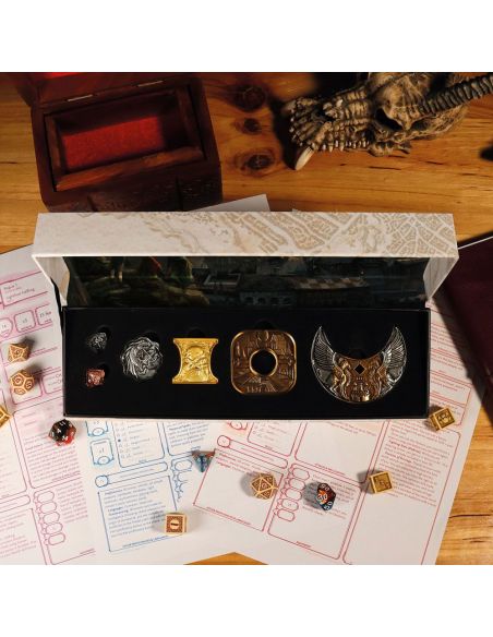 Pack de 6 Monedas Dungeons & Dragons - Edición Limitada - D&D