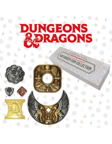 Pack de 6 Monedas Dungeons & Dragons - Edición Limitada - D&D