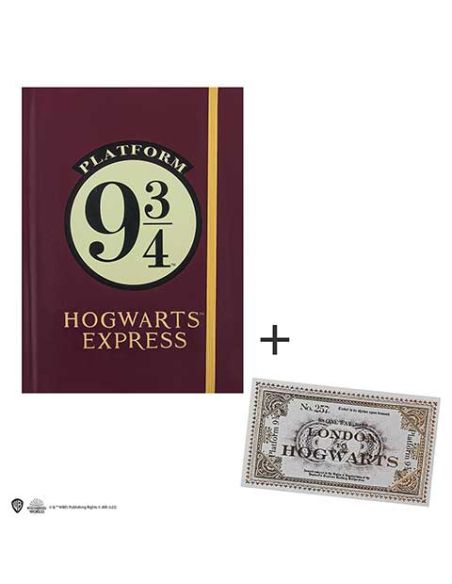 Libreta Harry Potter Tapa dura y Marcapáginas Hogwarts Express - Harry Potter