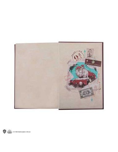 Libreta Harry Potter Tapa dura y Marcapáginas Hogwarts Express - Harry Potter