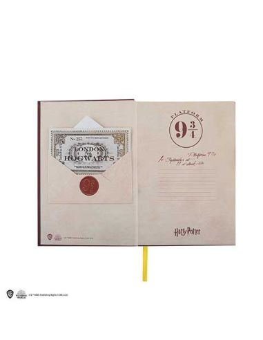 Libreta Harry Potter Tapa dura y Marcapáginas Hogwarts Express - Harry Potter