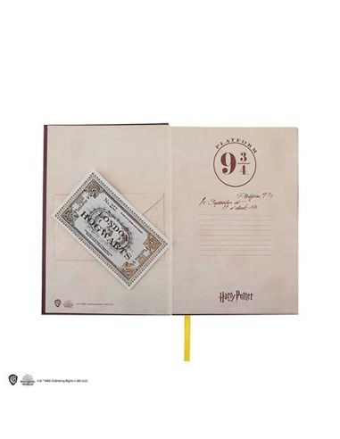 Libreta Harry Potter Tapa dura y Marcapáginas Hogwarts Express - Harry Potter